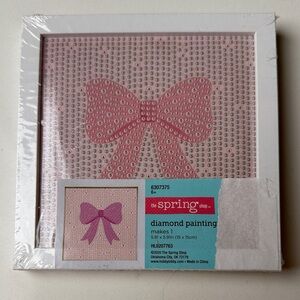 The Spring Shop Green and Pink Diamond Painting Kit